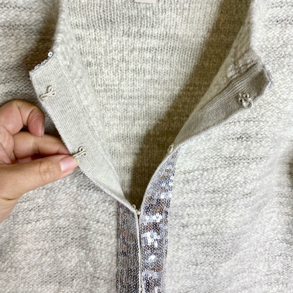 Banana Republic Merino Wool Cardigan with Sequin Trim - Picture 5 of 6